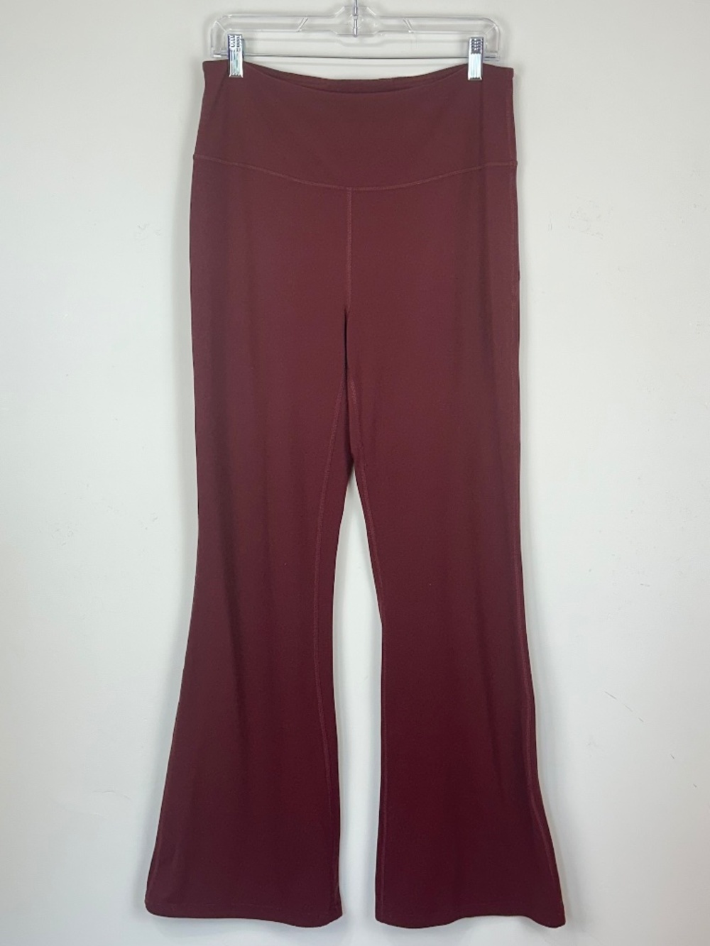 Lululemon Womens High Rise Align Mulled Wine Wide Leg Leggings 12 Activewear